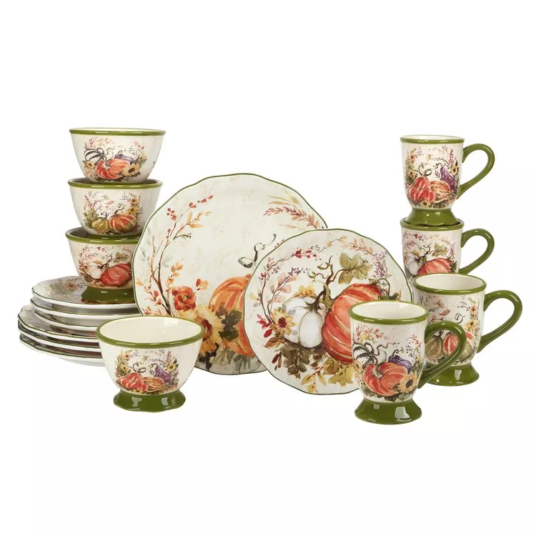 Harvest Morning 16-Piece Dinnerware Set