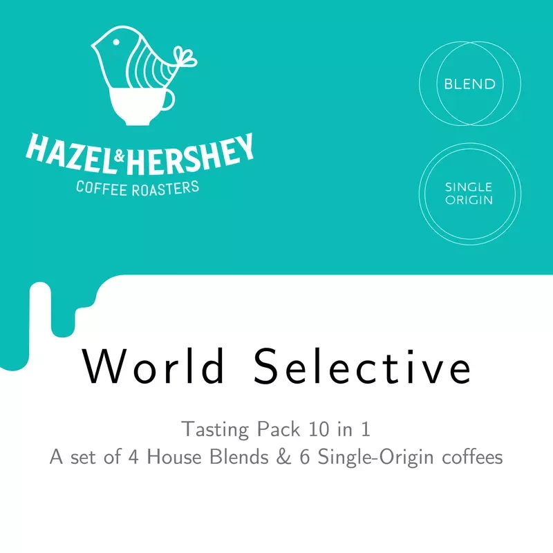 Hazel & Hershey World Selective Tasting Pack 10 in 1