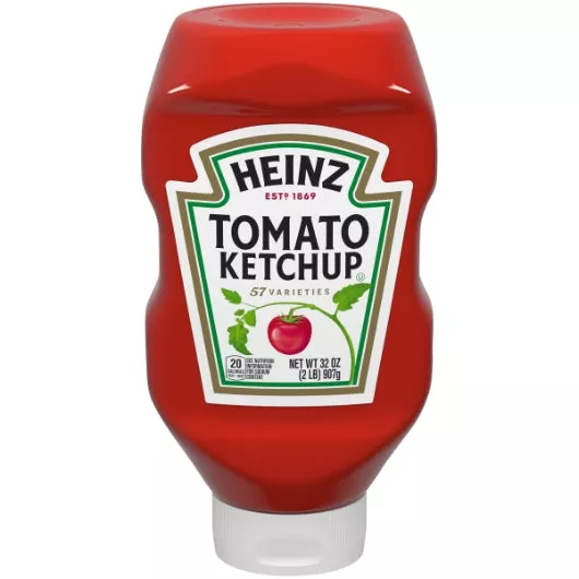 Heinz 32 oz Tomato Ketchup (Upside Down Plastic Bottle)