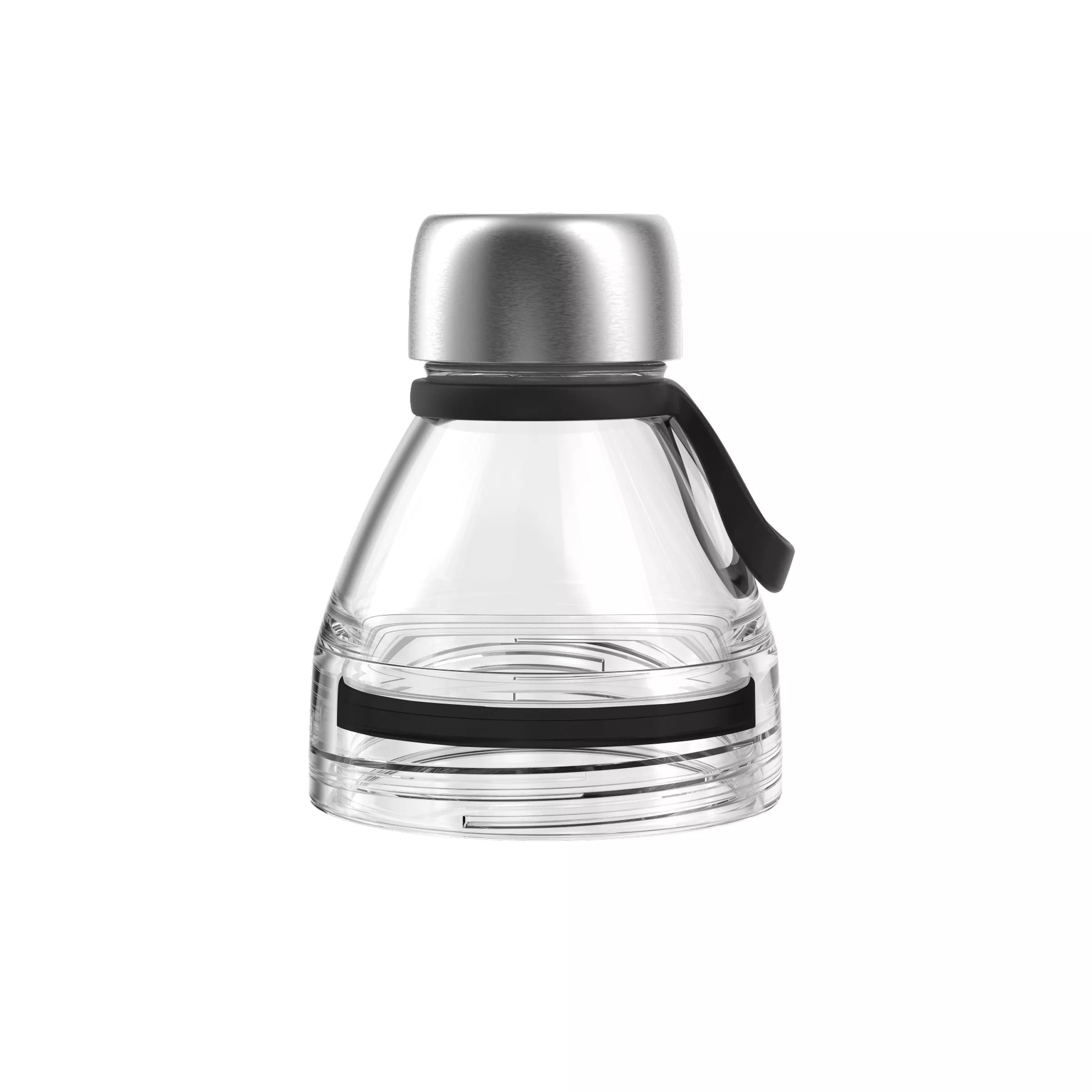 Helix Light Bottle Lid - Clear | Black