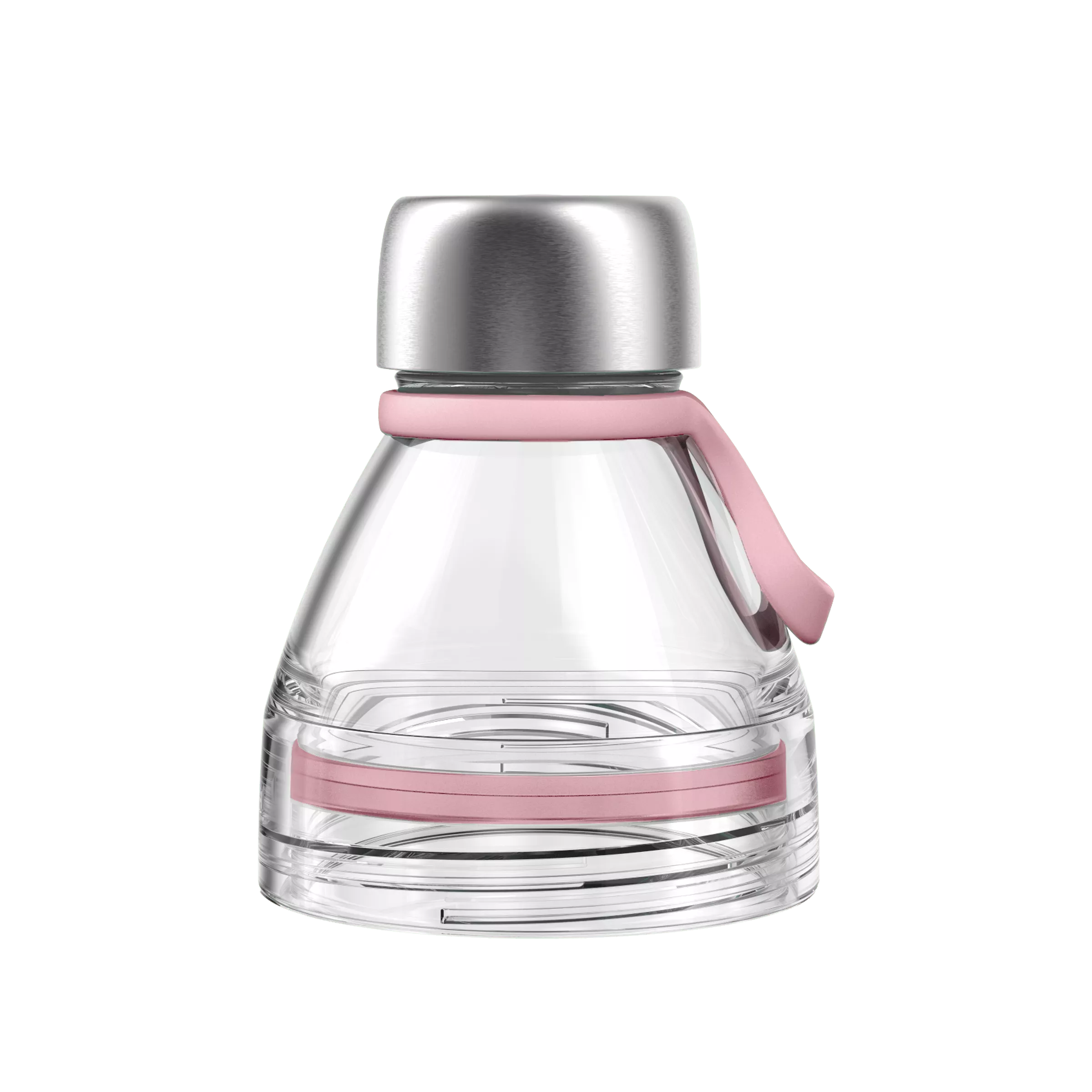 Helix Light Bottle Lid - Clear | Pashmak Pink