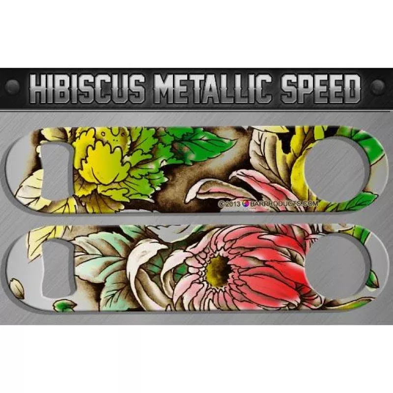 Hibiscus Metallic Speed Bottle Opener