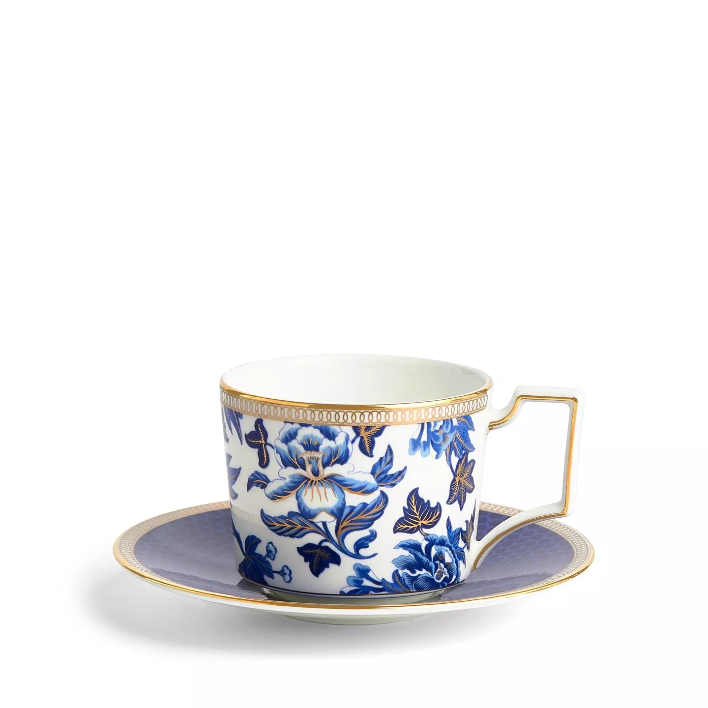 Hibiscus Teacup and Saucer