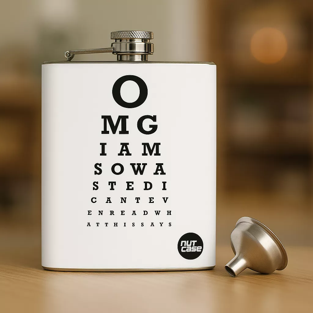 Hip Flask - OMG Eye Test