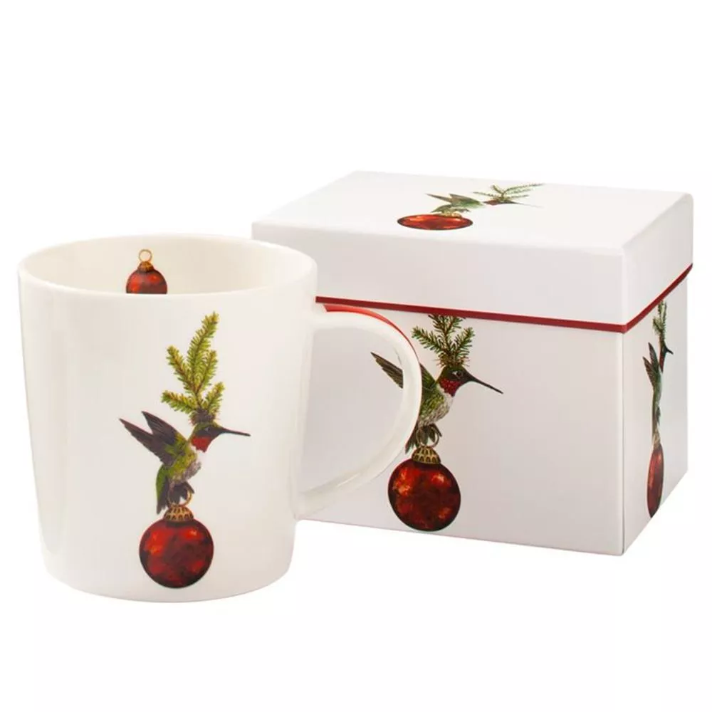 Holiday Hummingbird Boxed Mug