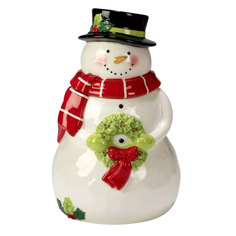 Holiday Magic Snowman 3-D Cookie Jar