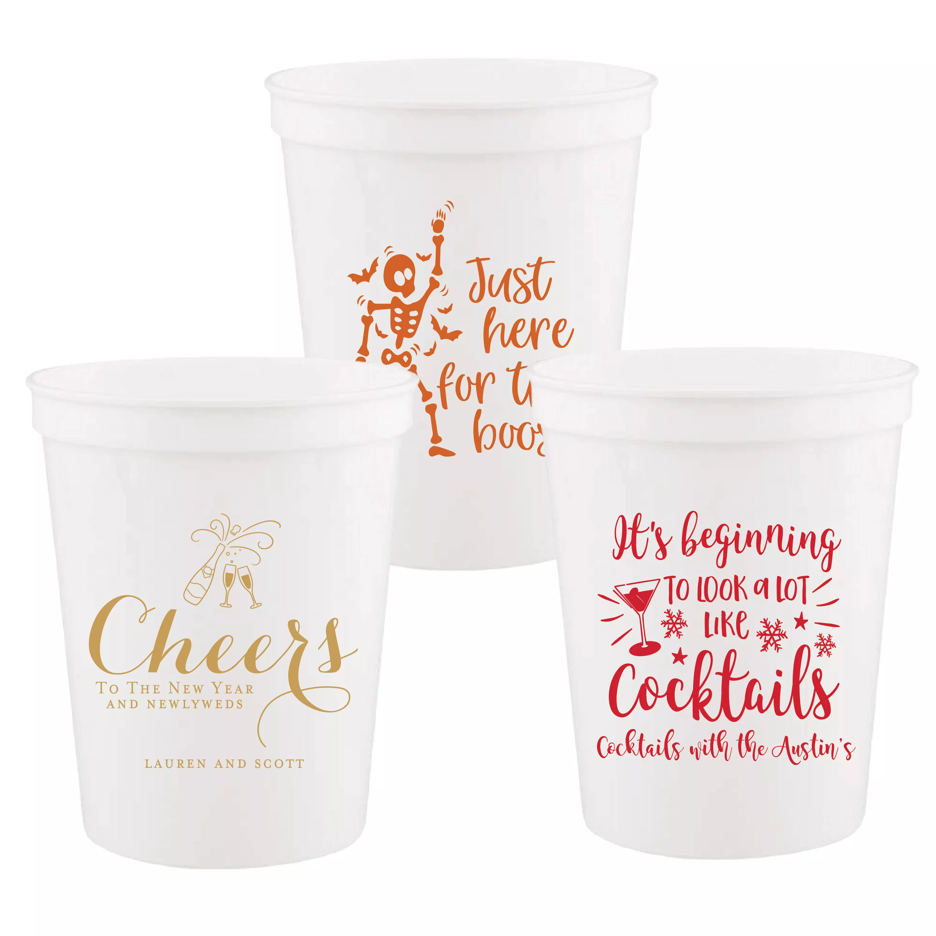 Holiday Stadium Cups