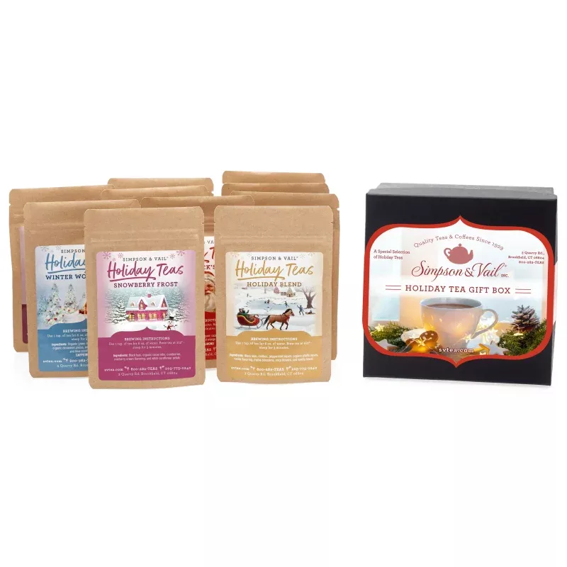 Holiday Tea Sampler Gift - 10 packages - WS