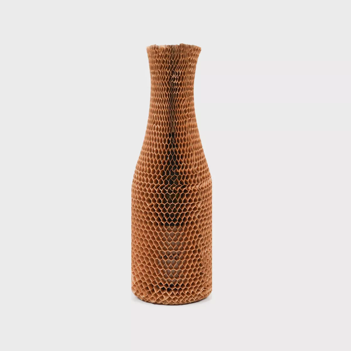 Honeycomb paper bottle protective sleeve