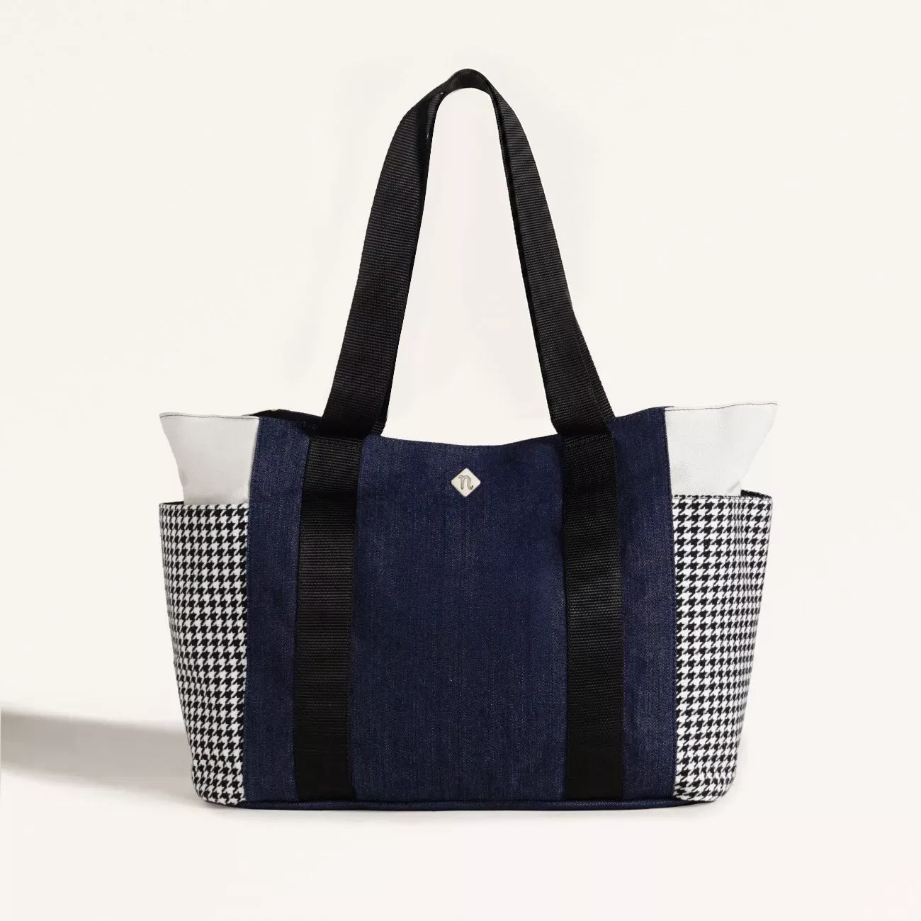 Houndstooth Pattern Tote Bag For Women