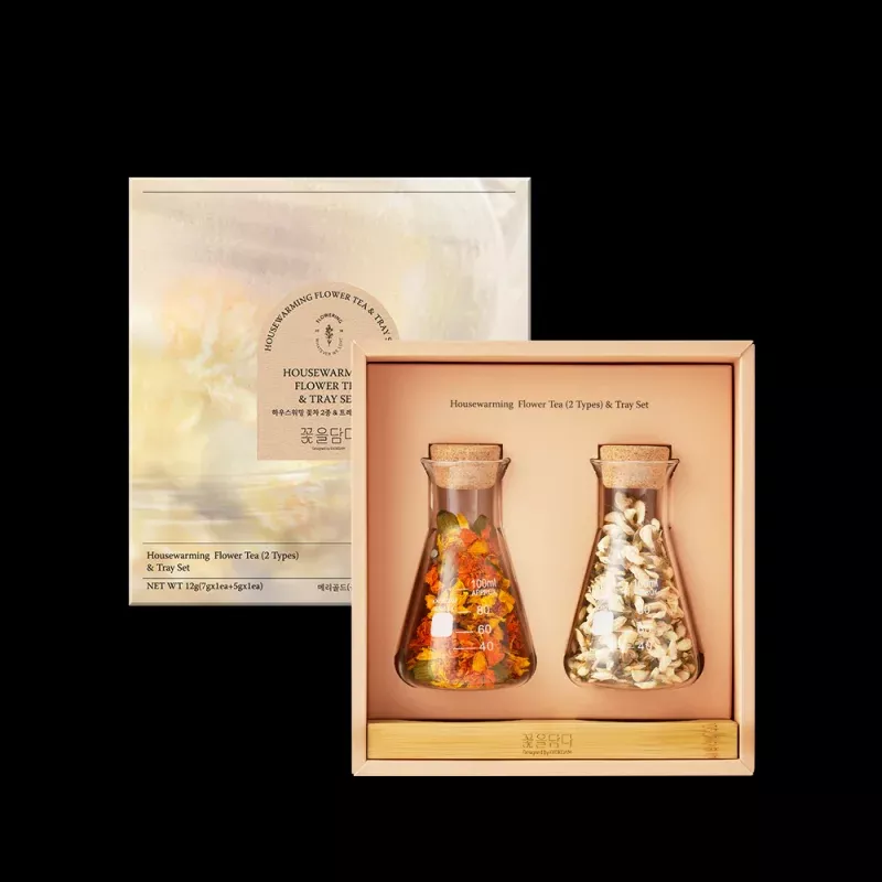 Housewarming Flower Tea Gift Set