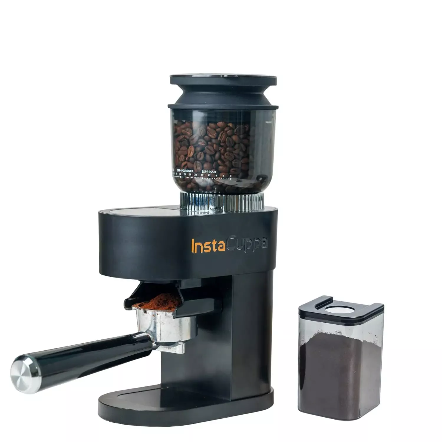 InstaCuppa Electric Conical Burr Coffee Grinder - (60 Settings)