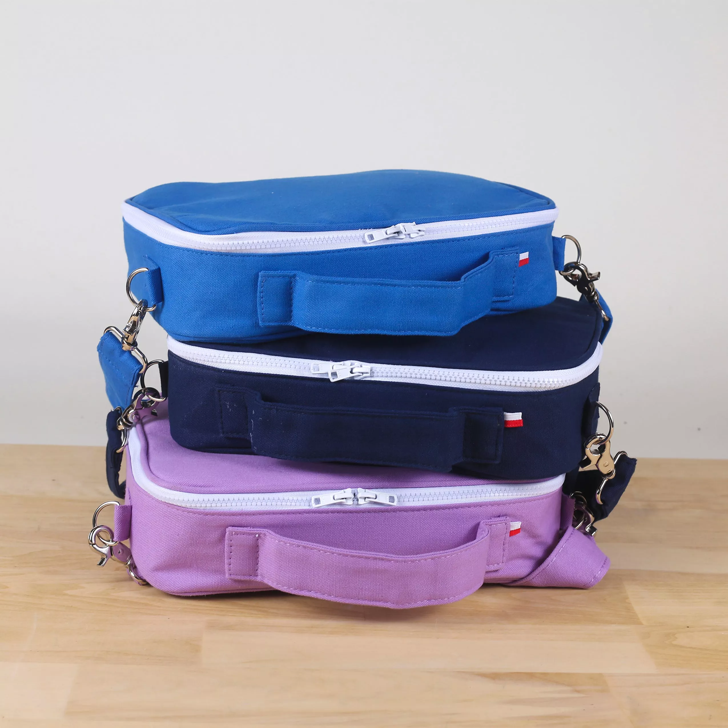 Insulated Canvas Lunchbox with Carrying Strap