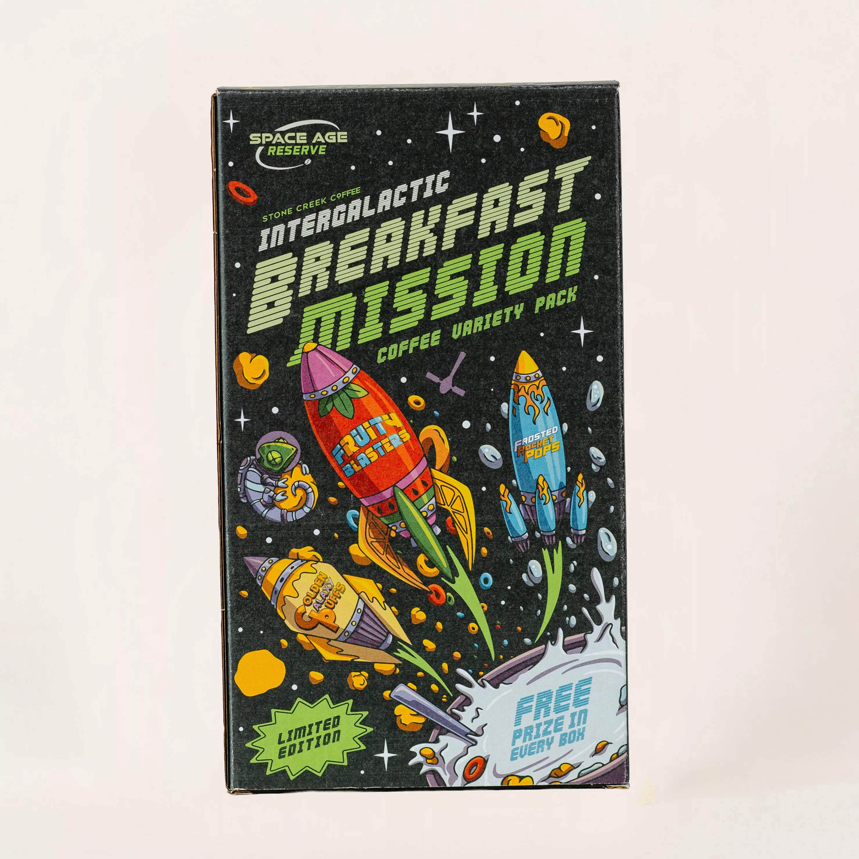 INTERGALACTIC BREAKFAST MISSION COFFEE BOX