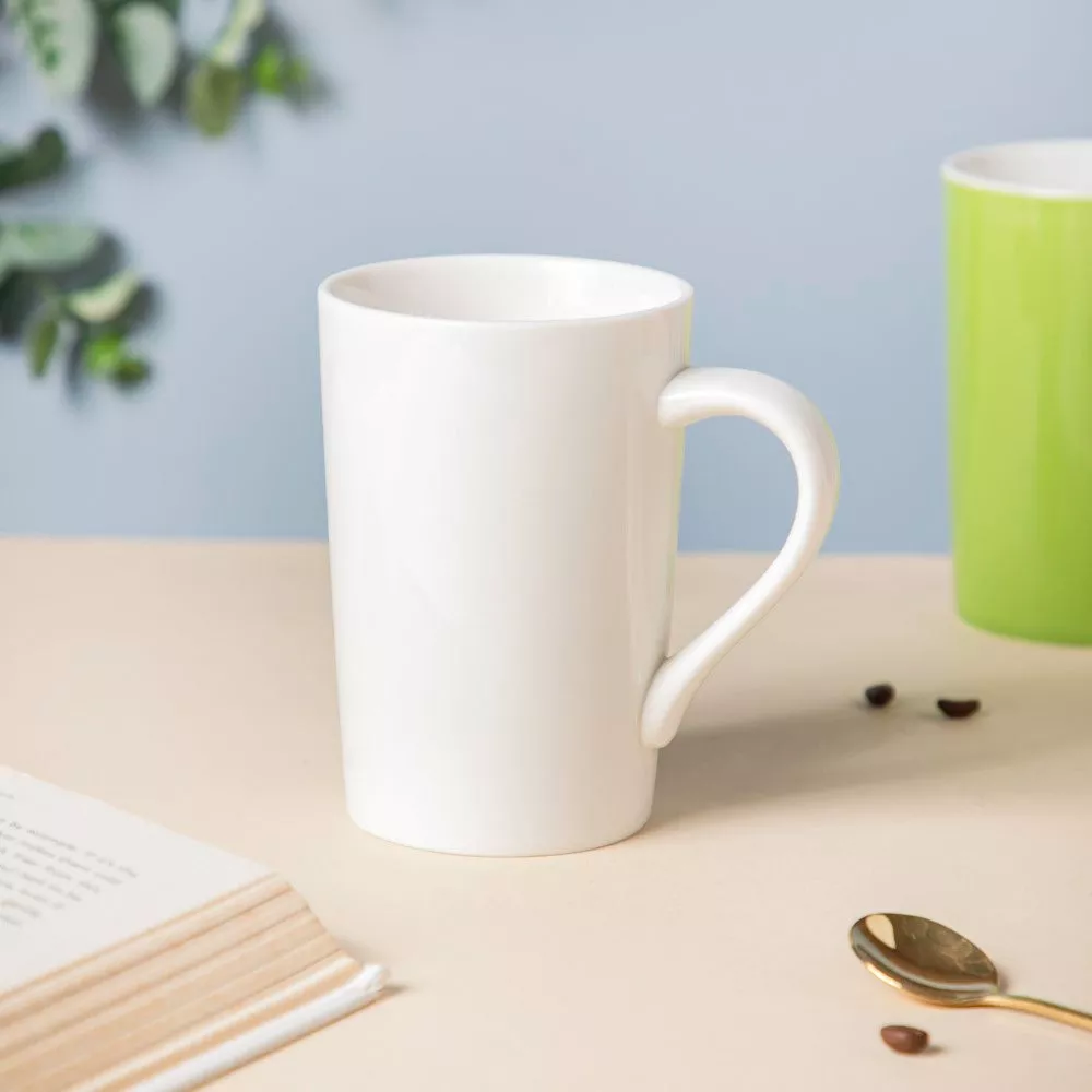 Ivory White Glossy Mug 350 ml