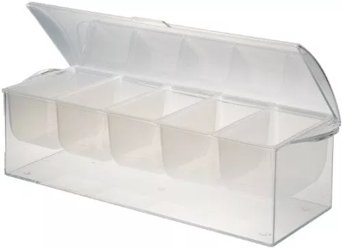 Jumbl Chilled Condiment Server with 5 Removable Containers.