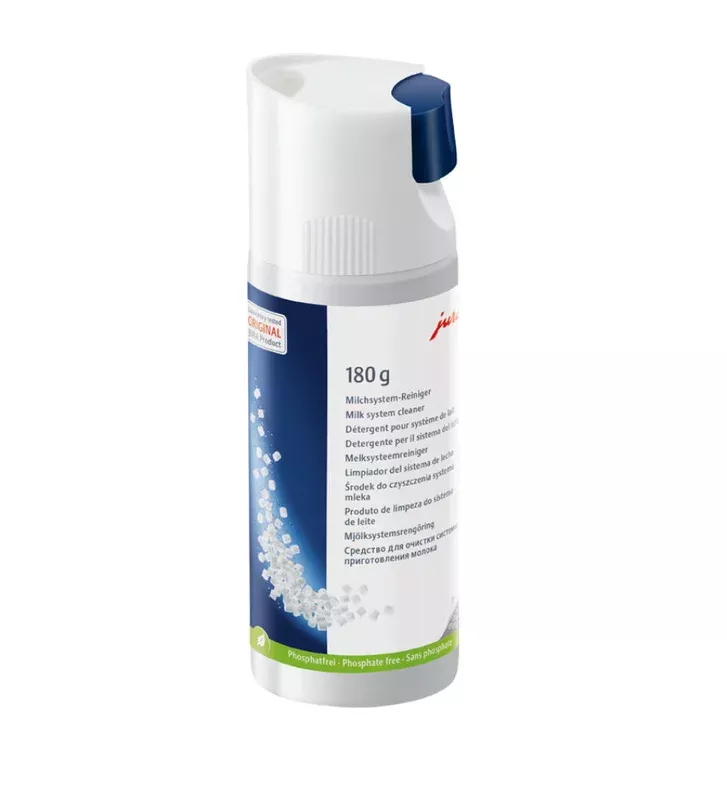 JURA Milk System Cleaner Mini Tabs with Dispenser – 180 g