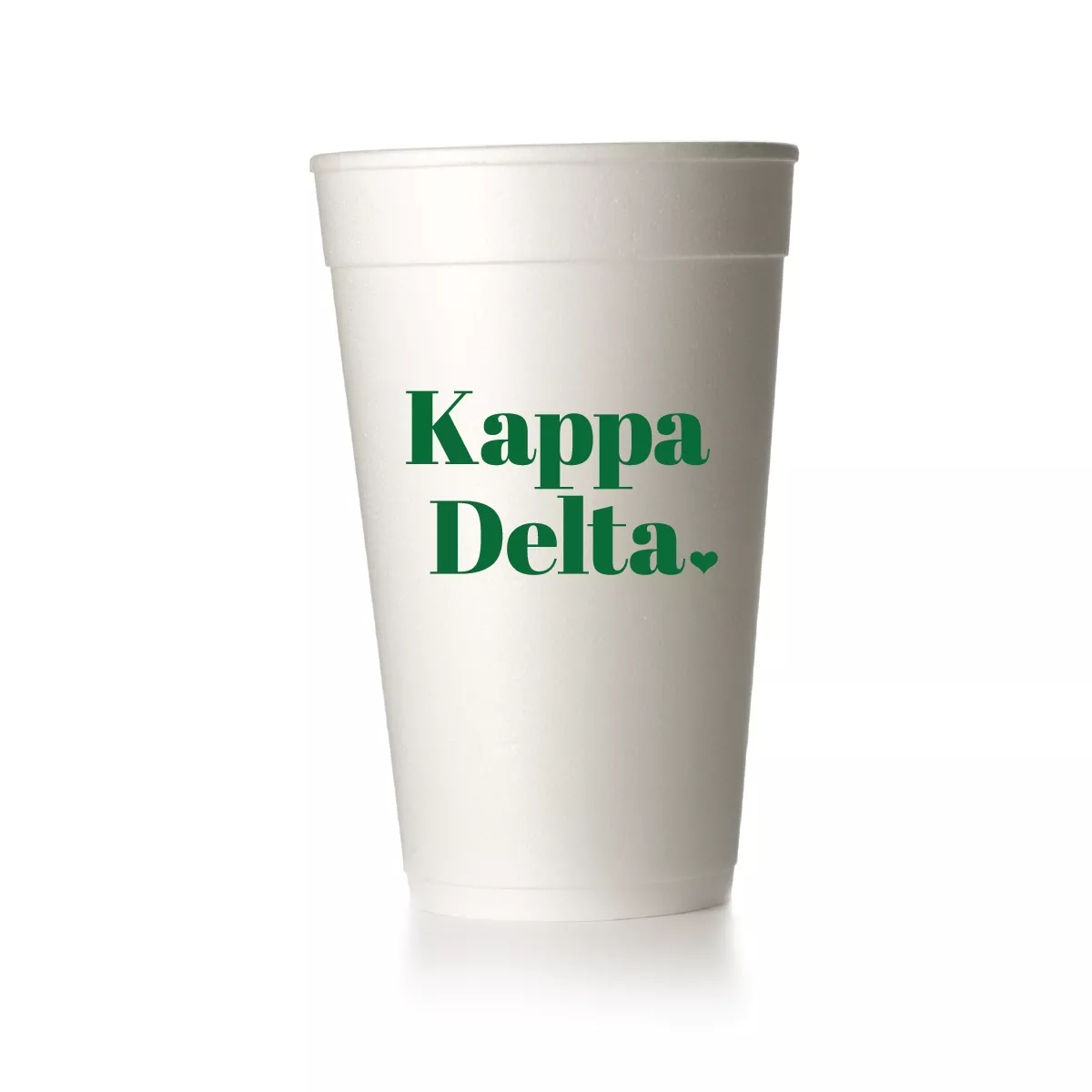 Kappa Delta with Heart Cups|Foam&Frost Flex