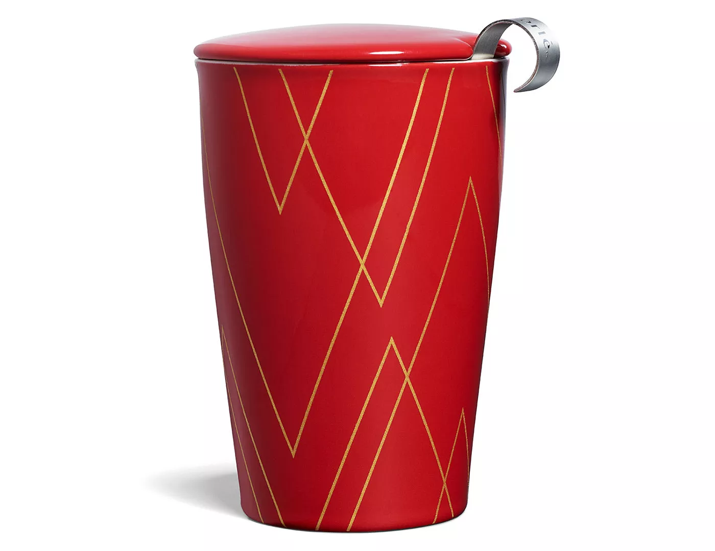 KATI Steeping Cup & Infuser Red & Gold