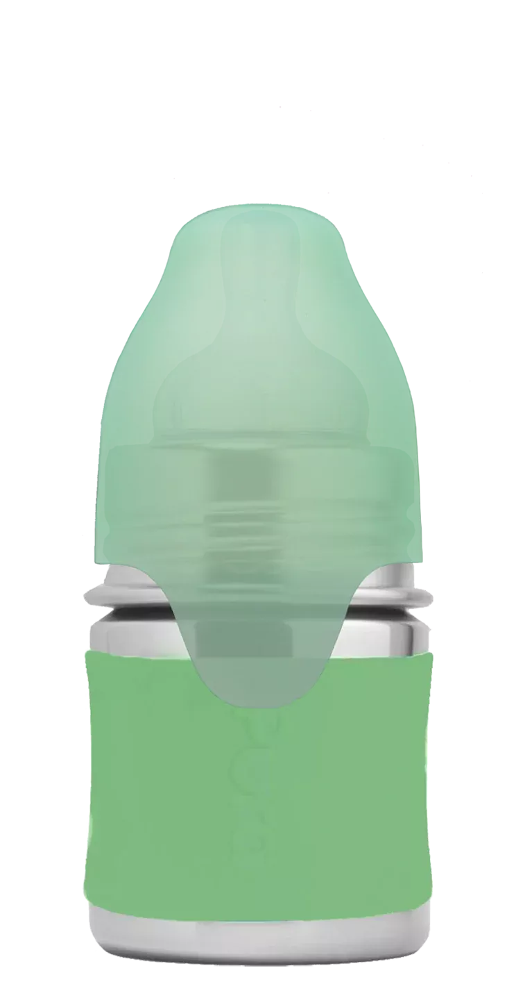 Kiki 5oz Infant Bottle|Aqua&Moss&Rose