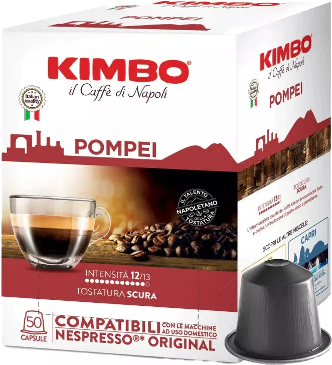 Kimbo Pompei Nespresso compatible capsules