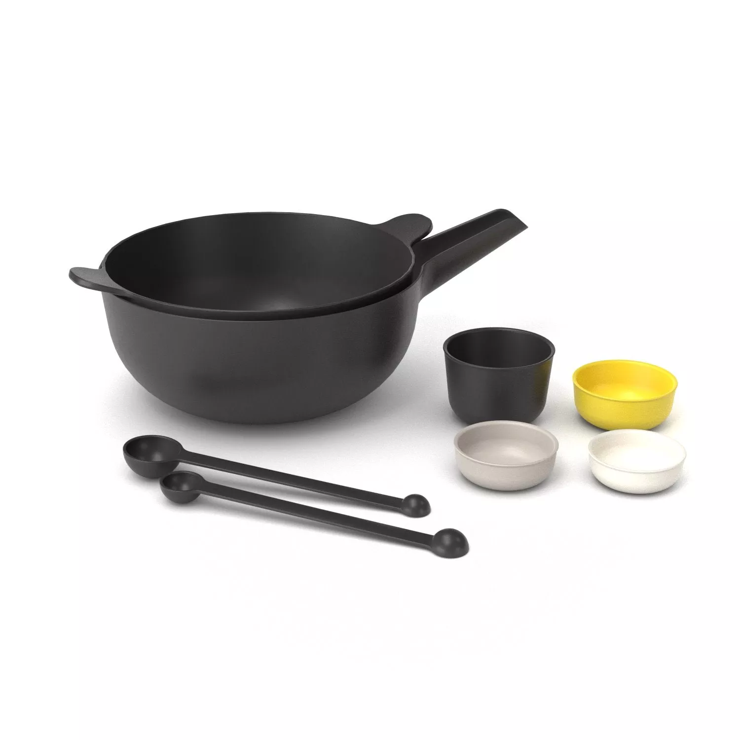 Kitchen Prep Essentials Set|Black&Lagoon&Tomato