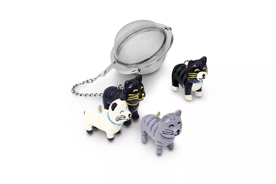 Kitty Mesh Teaball Infusers|Black&Tuxedo&Gray&White