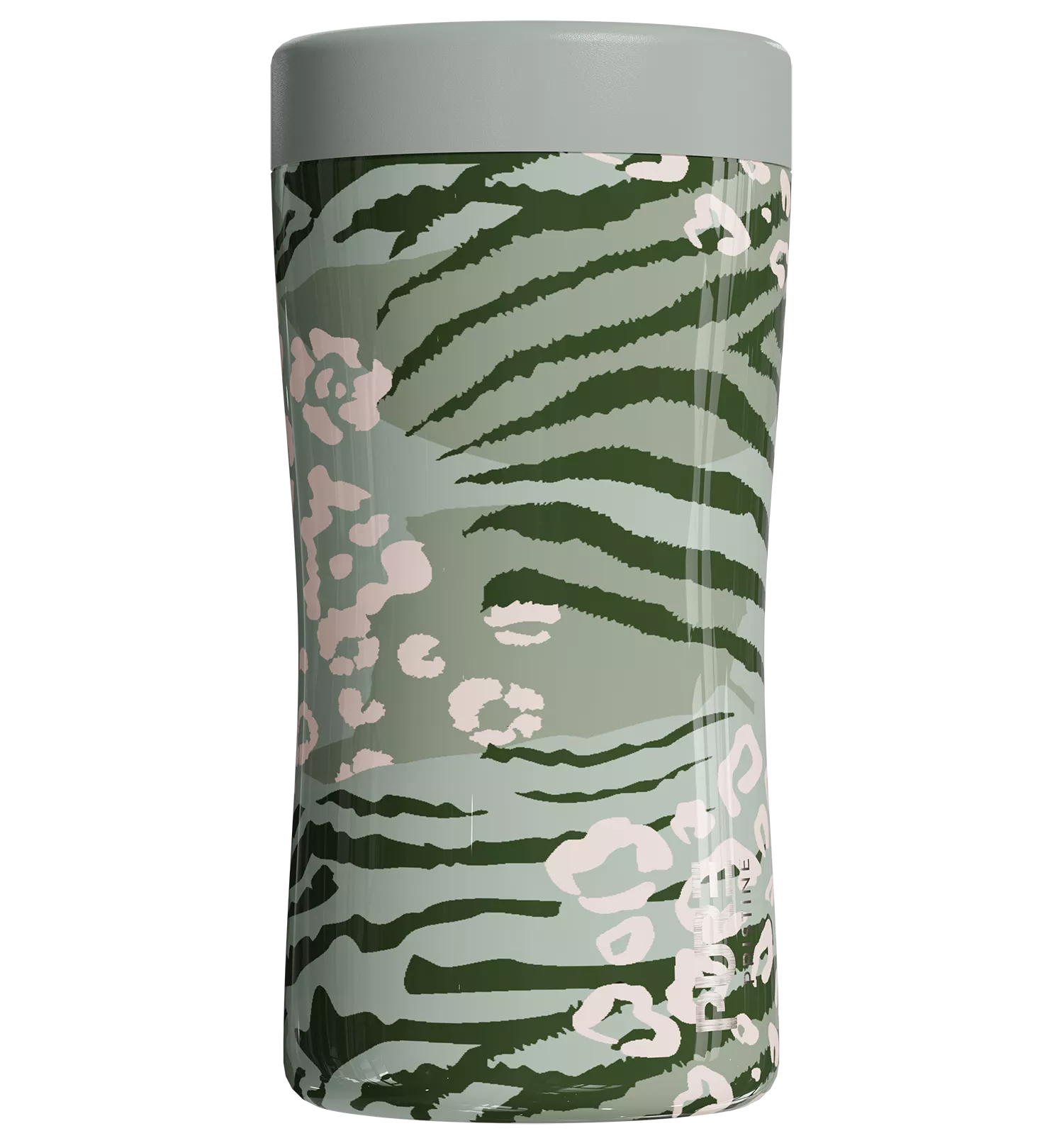 Kojak Can Cooler 12oz Patterns Sage Animal Print
