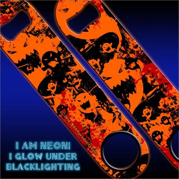 Kolorcoat Bottle Opener - Ghosts - NEON Orange