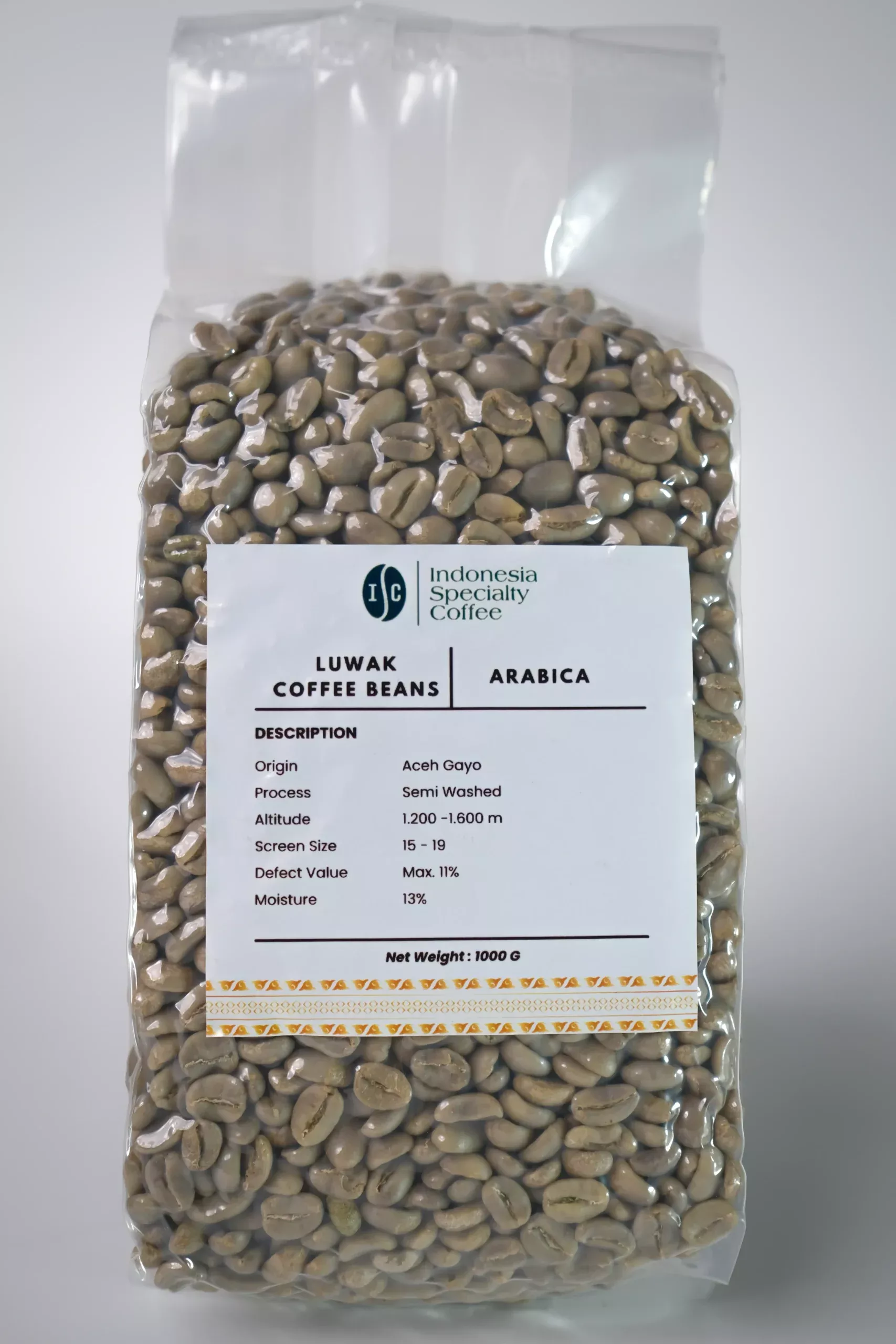Kopi Luwak Green Coffee Beans