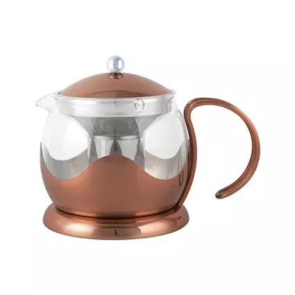 La Cafetiere Copper Teapot – Infuser for quick & easy loose leaf brewing