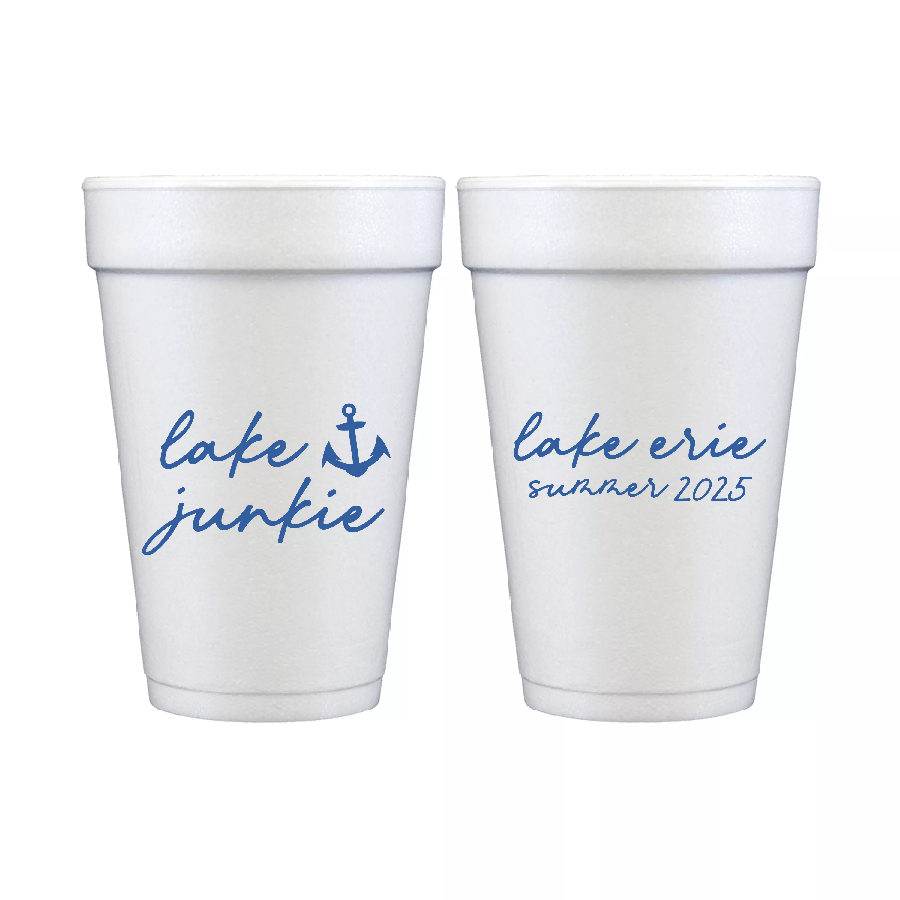 Lake Junkie Foam Cups