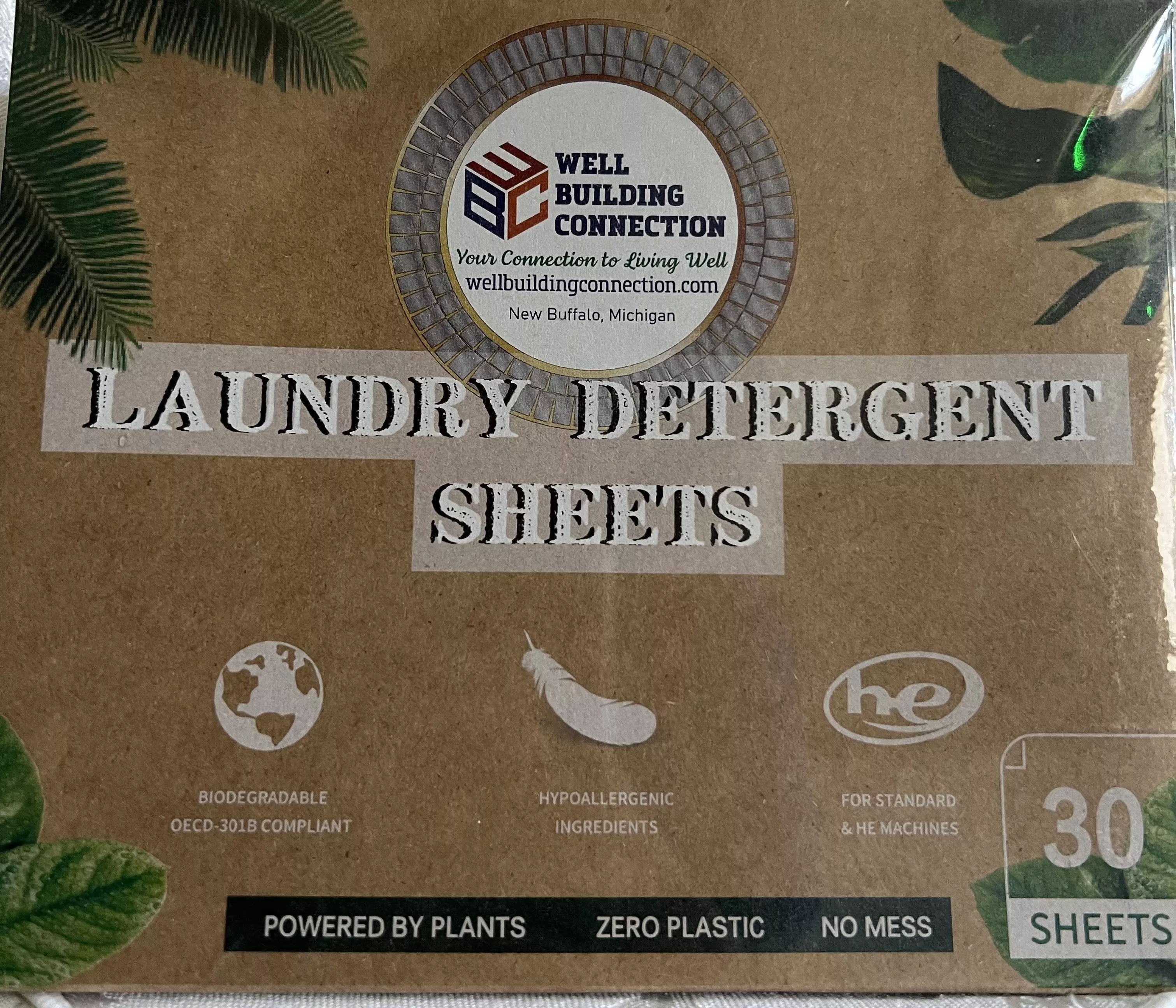 Laundry Sheets - Biodegradable Lightly Scented Sheets