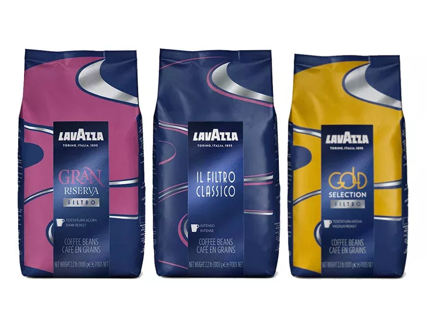 Lavazza Filtro Whole Bean Sampler