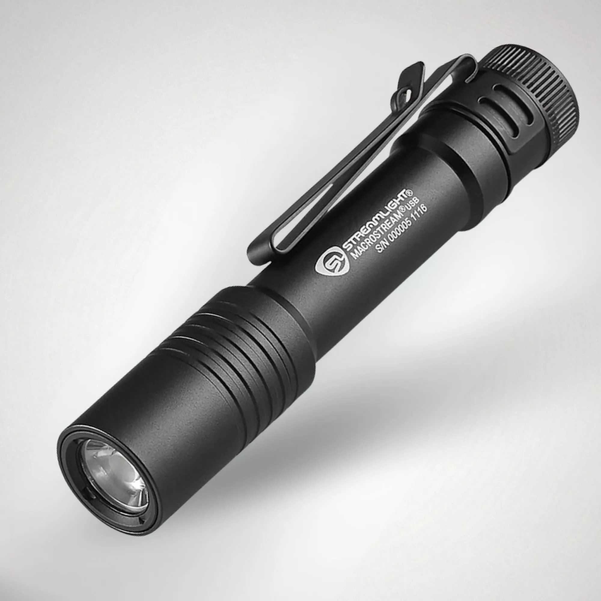 LED lukturtis Streamlight MacroStream USB melns 500 lumens 62 g