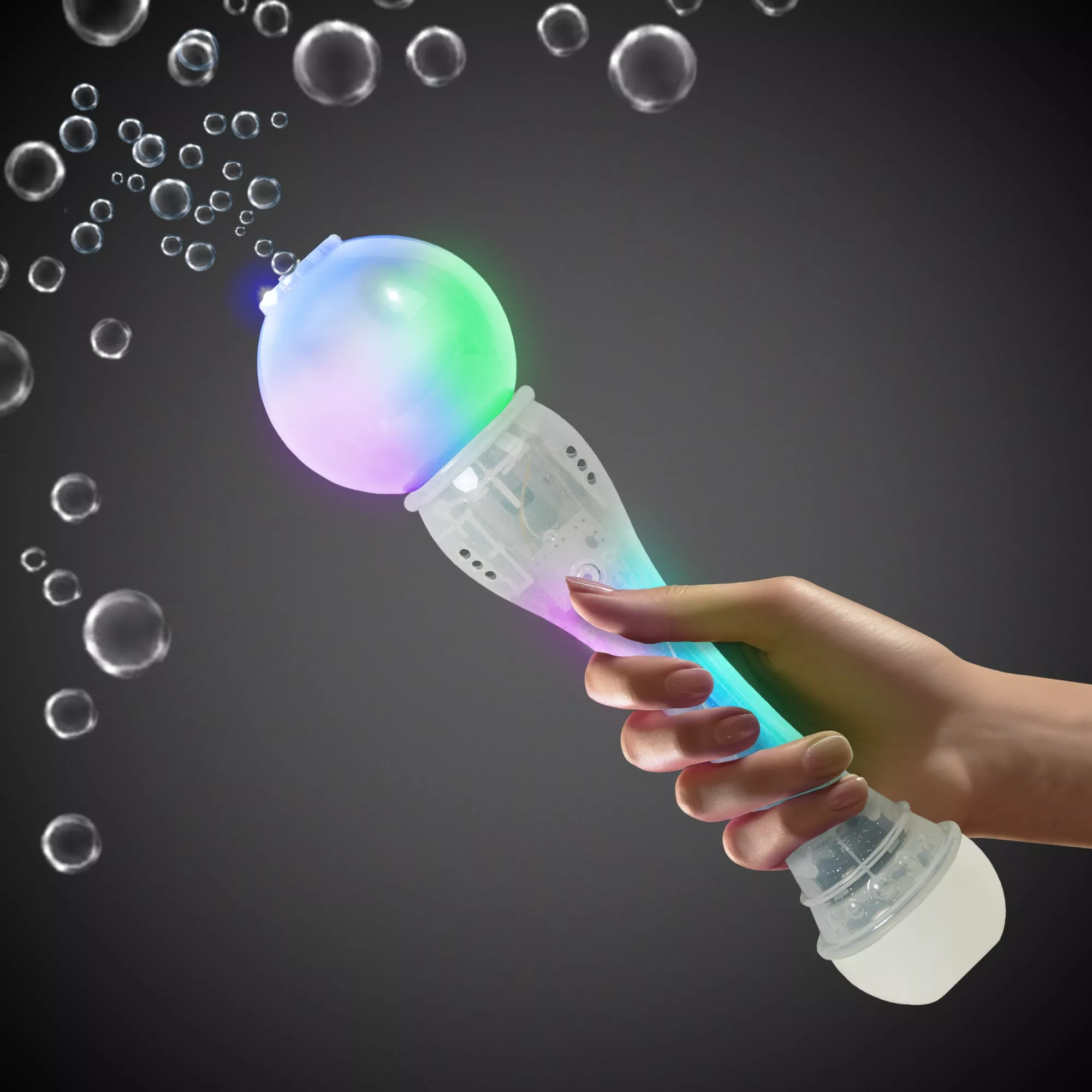 LED Translucent Bubble Wand|Clear