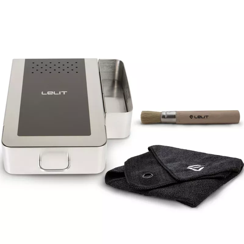 Lelit Knock Box Drawer with Cloth and Brush