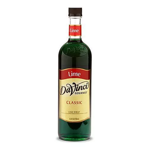 Lime DaVinci Gourmet Syrup Bottle - 750mL
