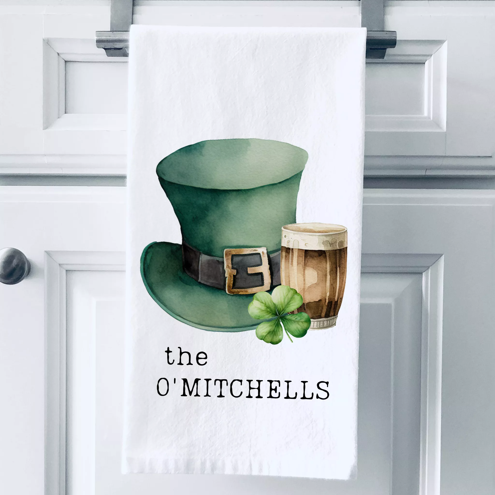 Luck of the Irish Personalized Towel