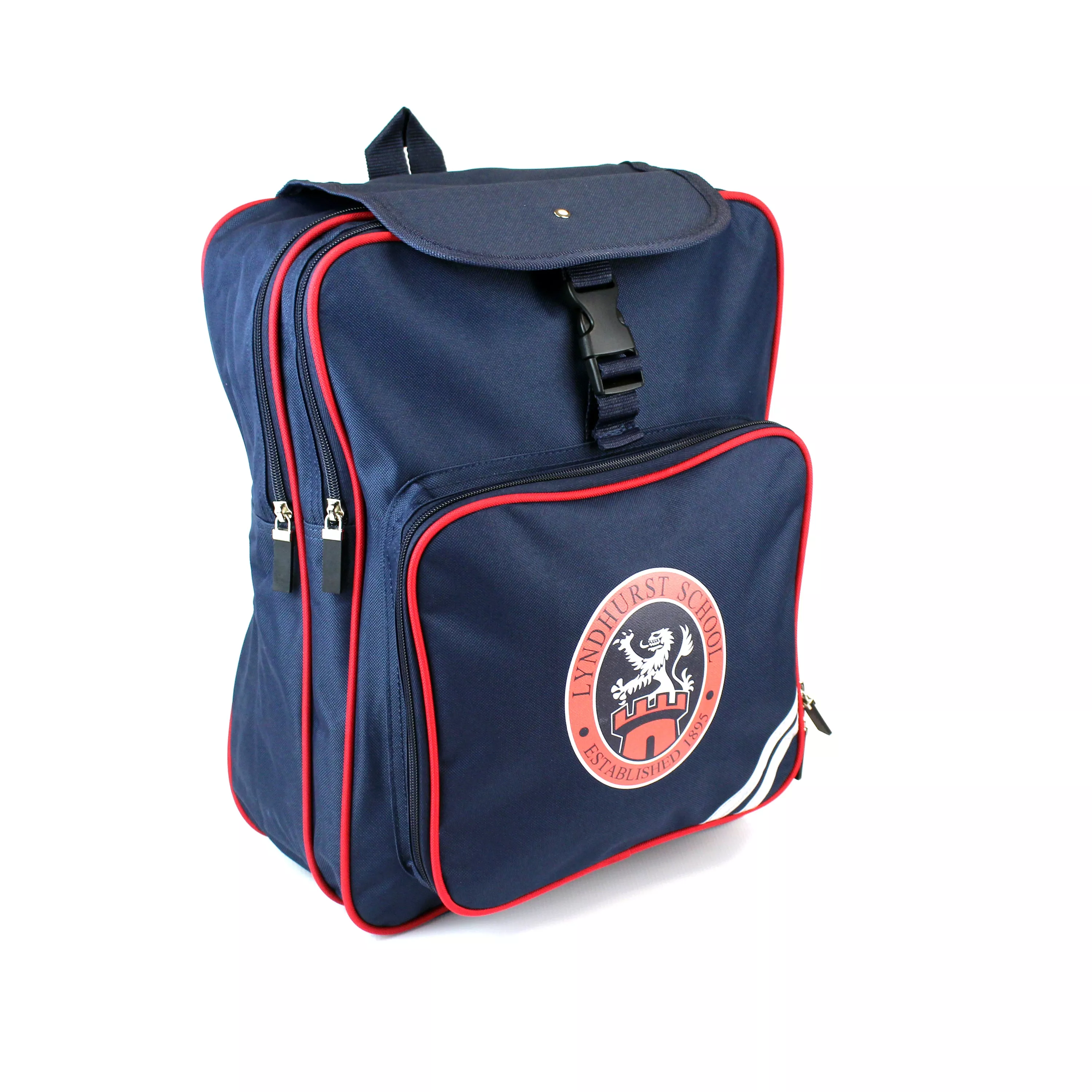 Lyndhurst Backpack|Navy / Red