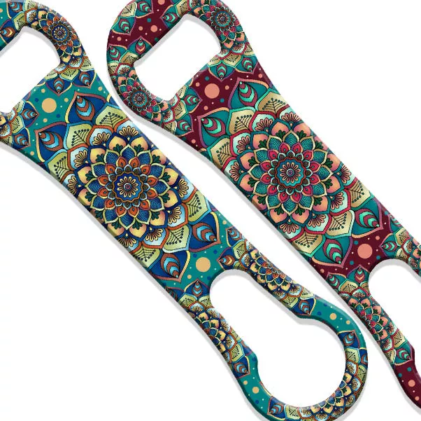 Mandala Pattern V-Rod Bottle Opener