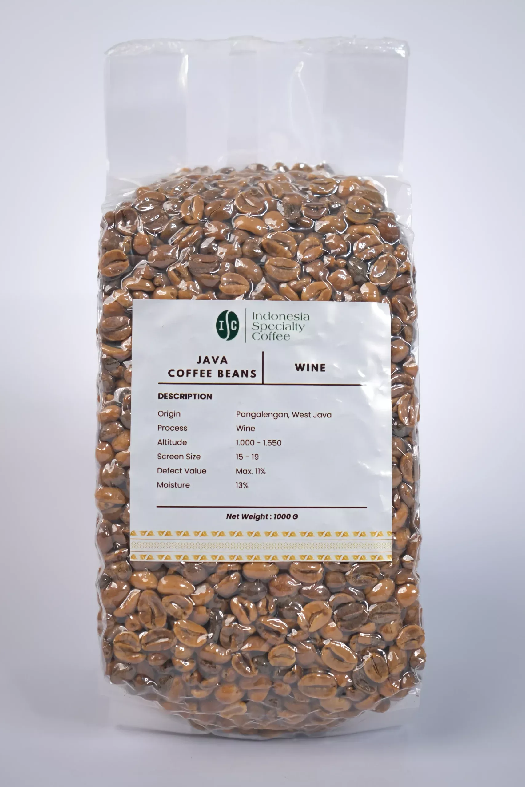 Mandheling Wine Green Coffee Beans