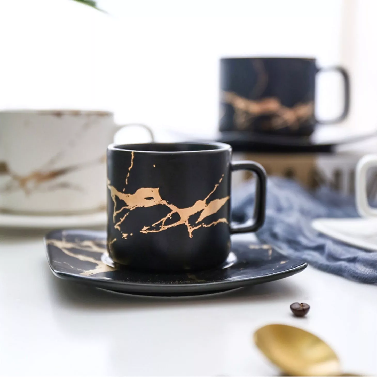 Marble Espresso Cup|Black&White