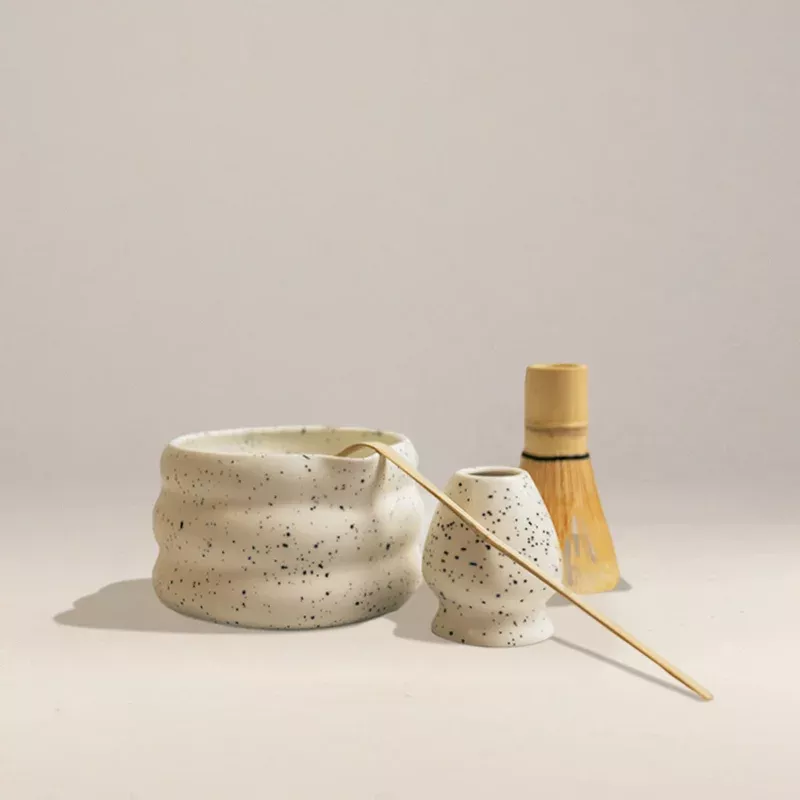 Matcha Accessories Kit (Bowl, Whisk, Stand & Scoop) from Tea Squared
