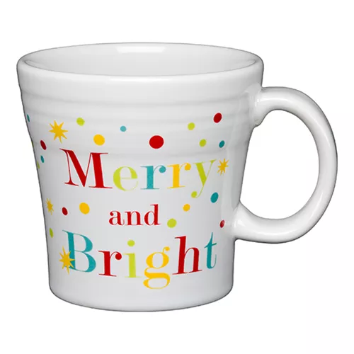 Merry and Bright 15 OZ Tapered Mug