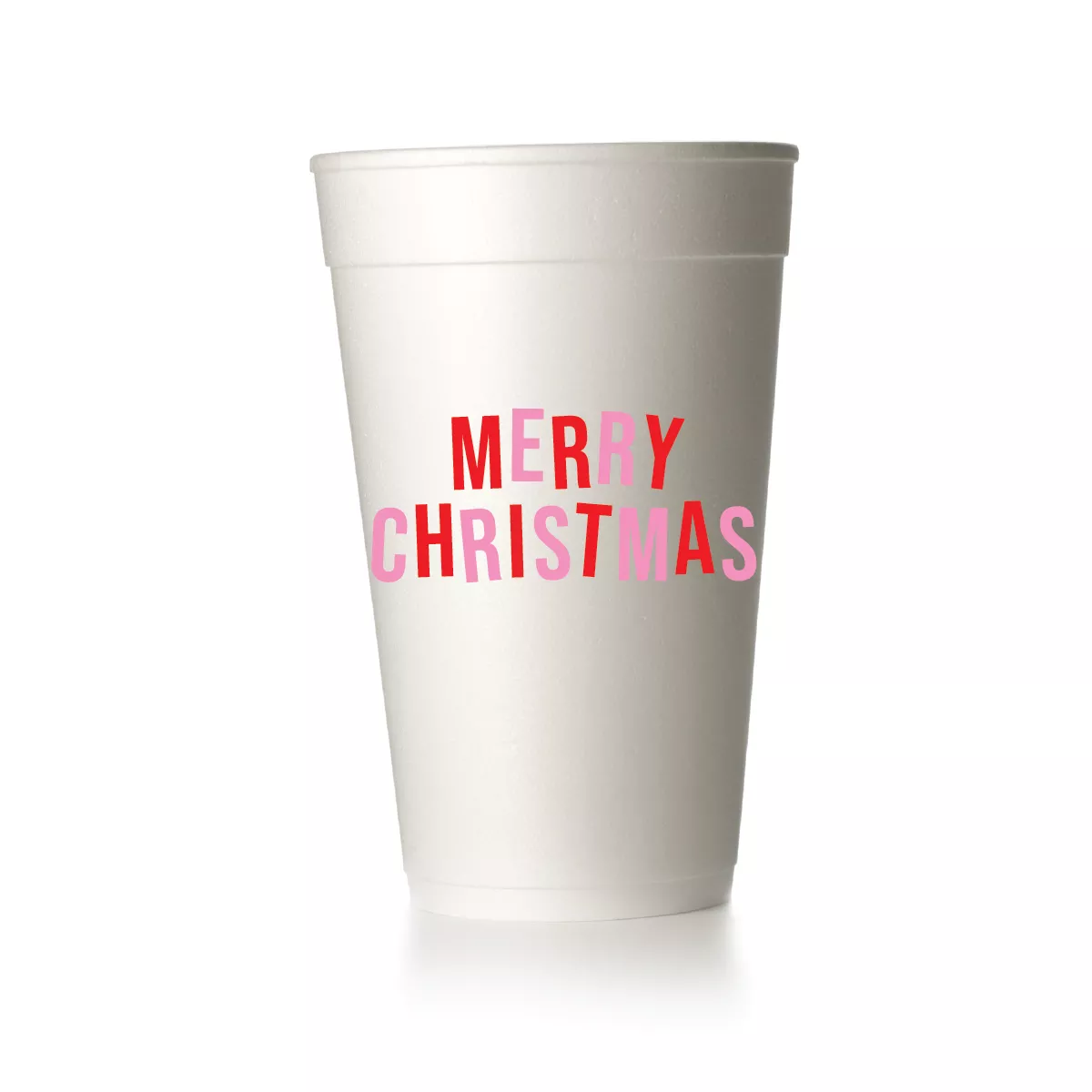 Merry Christmas Multi Color Cups