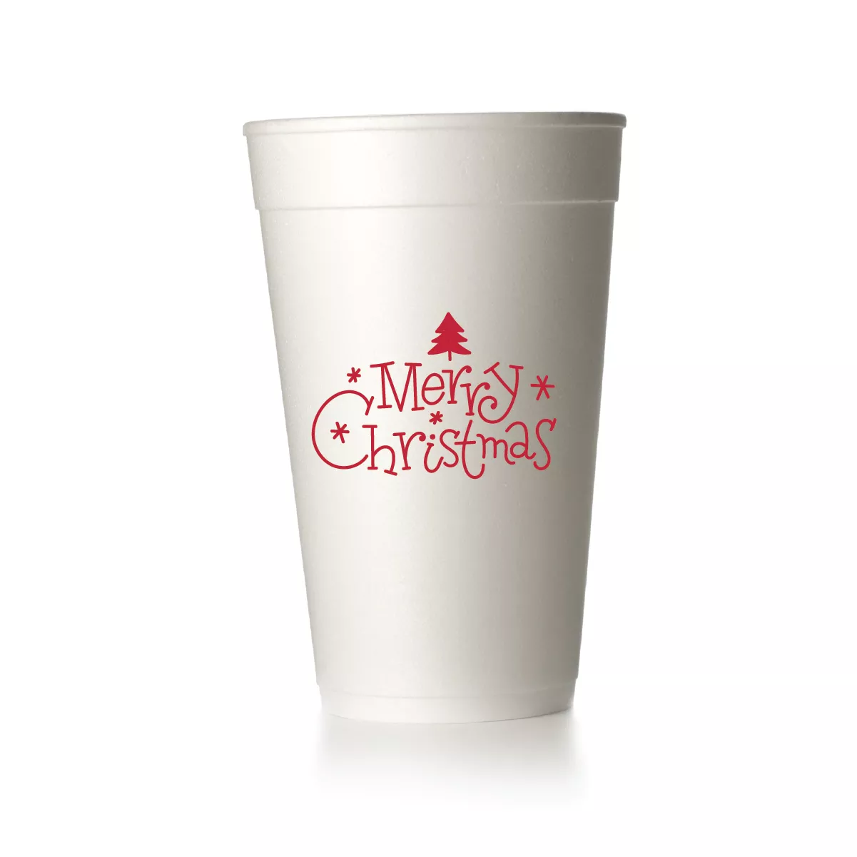 Merry Christmas with Tree Cups
