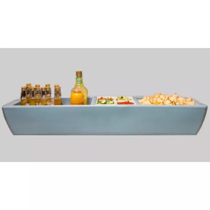 Metallic Gray Party Barge