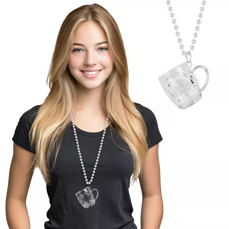 Mini Clear Beer Mug Medallion