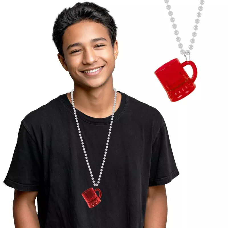 Mini Red Beer Mug Medallion